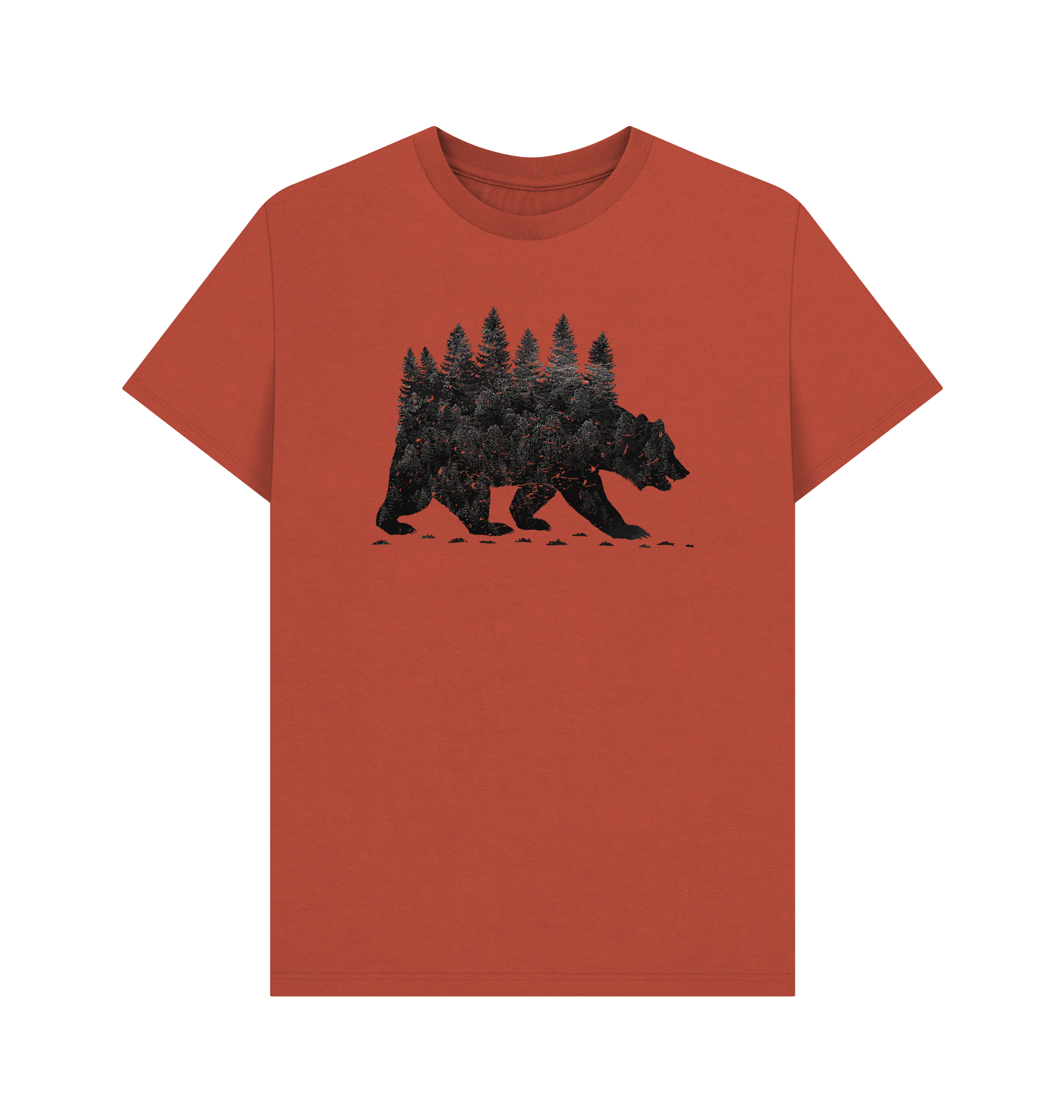 Rust Printed T-shirt Front