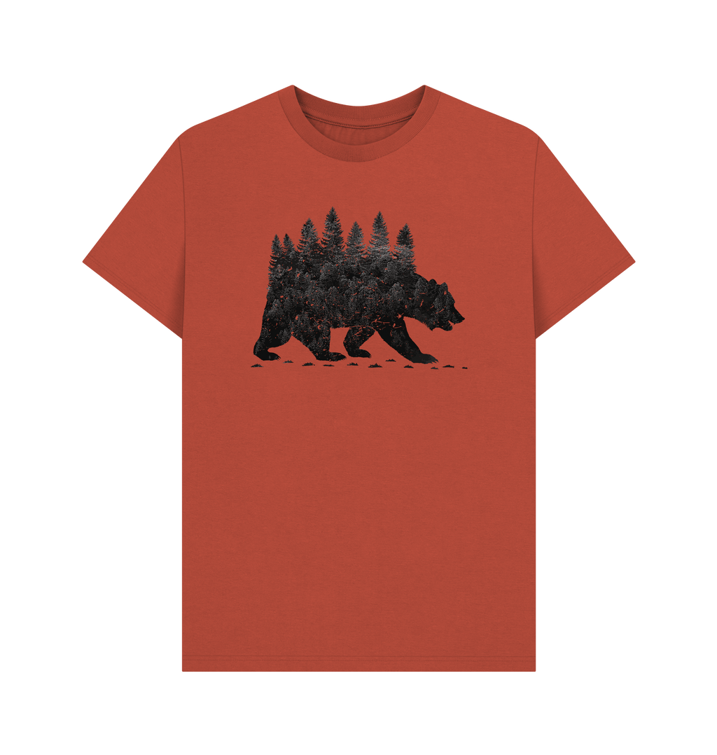Rust Printed T-shirt Front