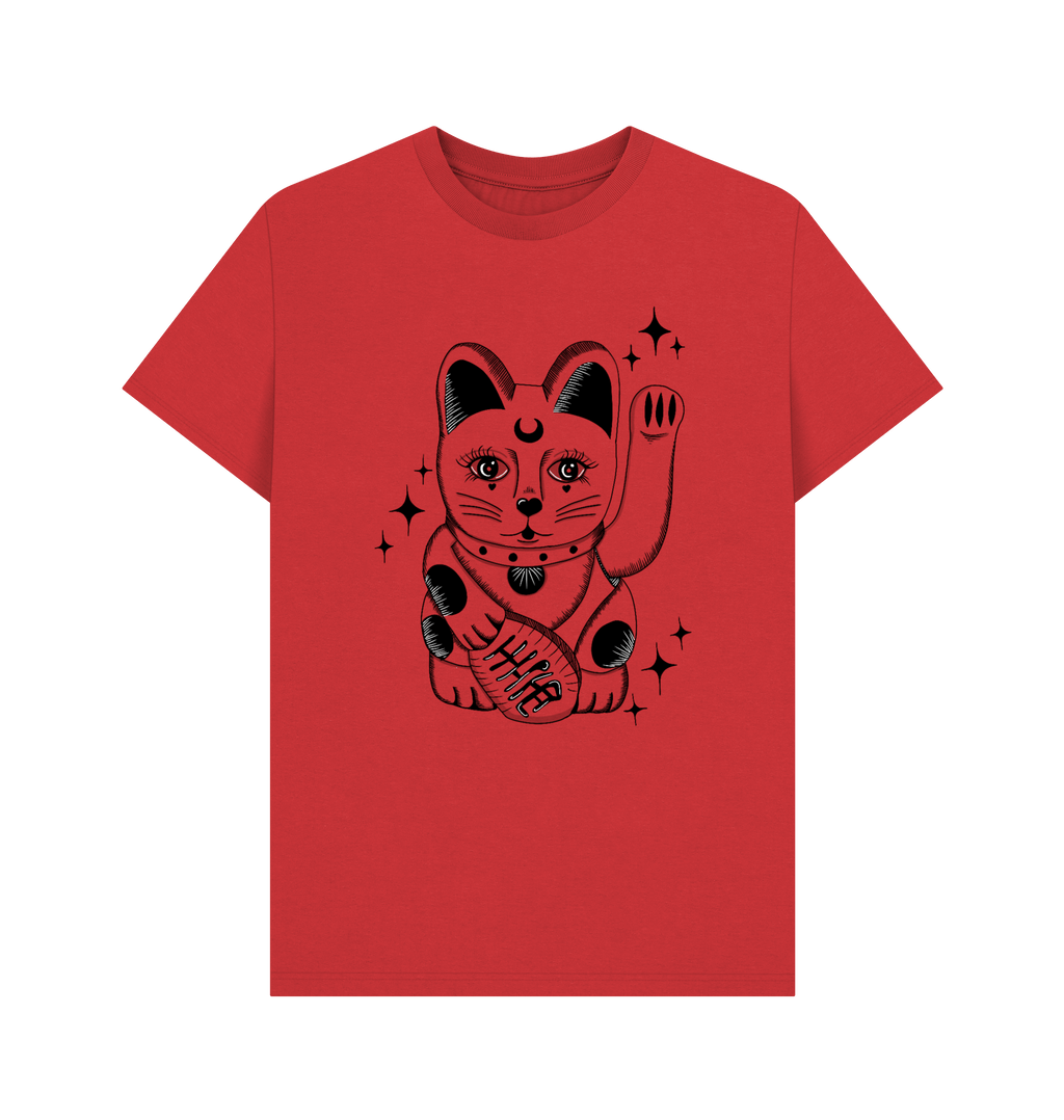 Red Printed T-shirt Front