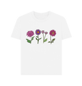 White Printed T-shirt Front