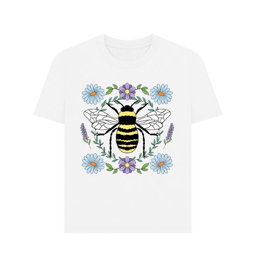 White Printed T-shirt Front