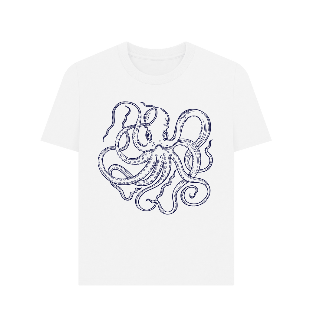 White Printed T-shirt Front
