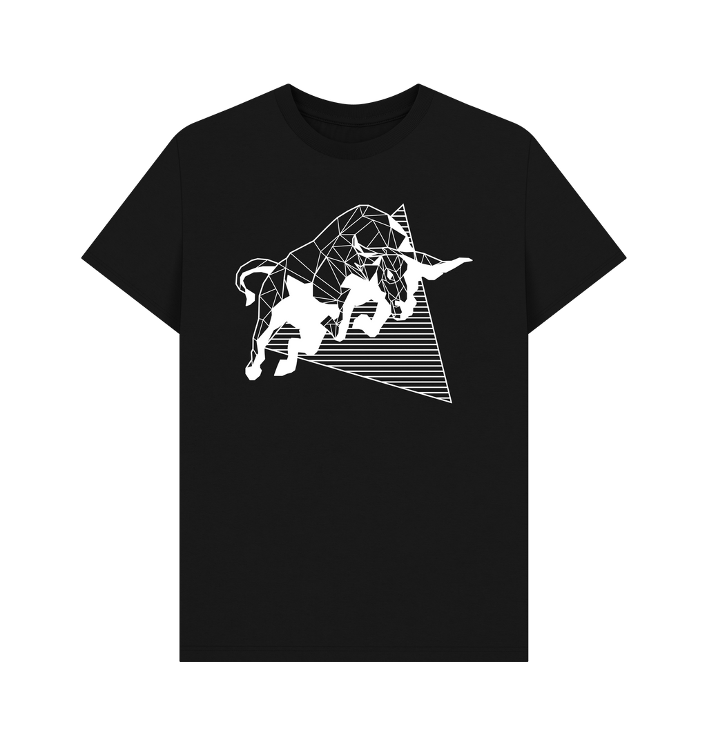 Black Printed T-shirt Front