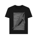 Black Printed T-shirt Front