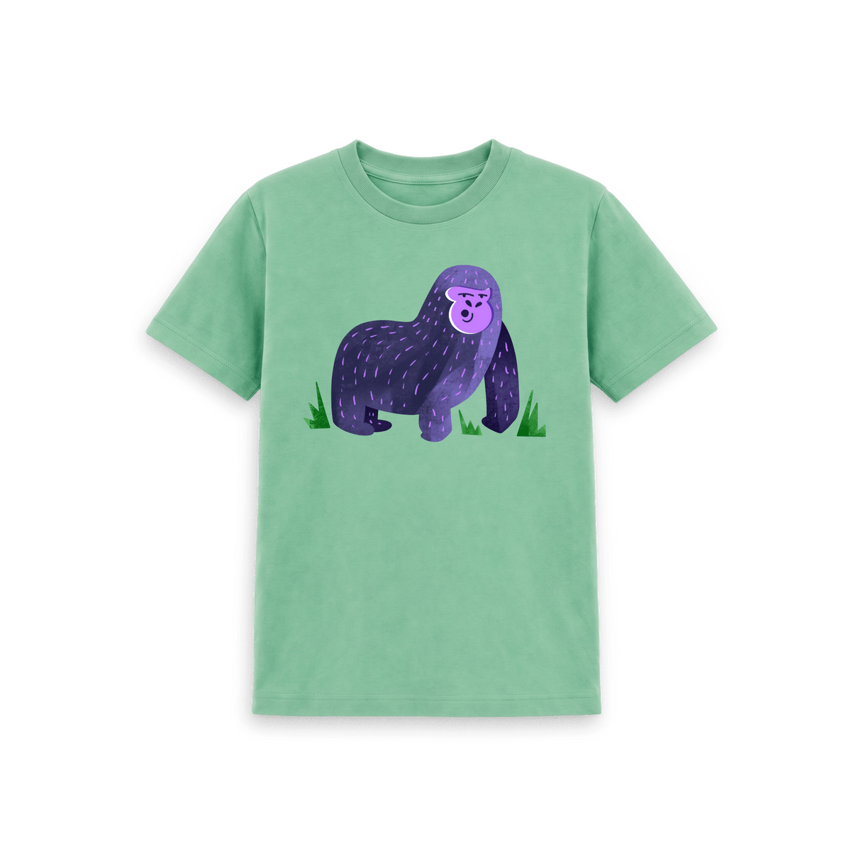 Peppermint Printed Kids T-Shirt Front