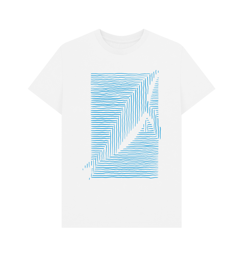 White Printed T-shirt Front