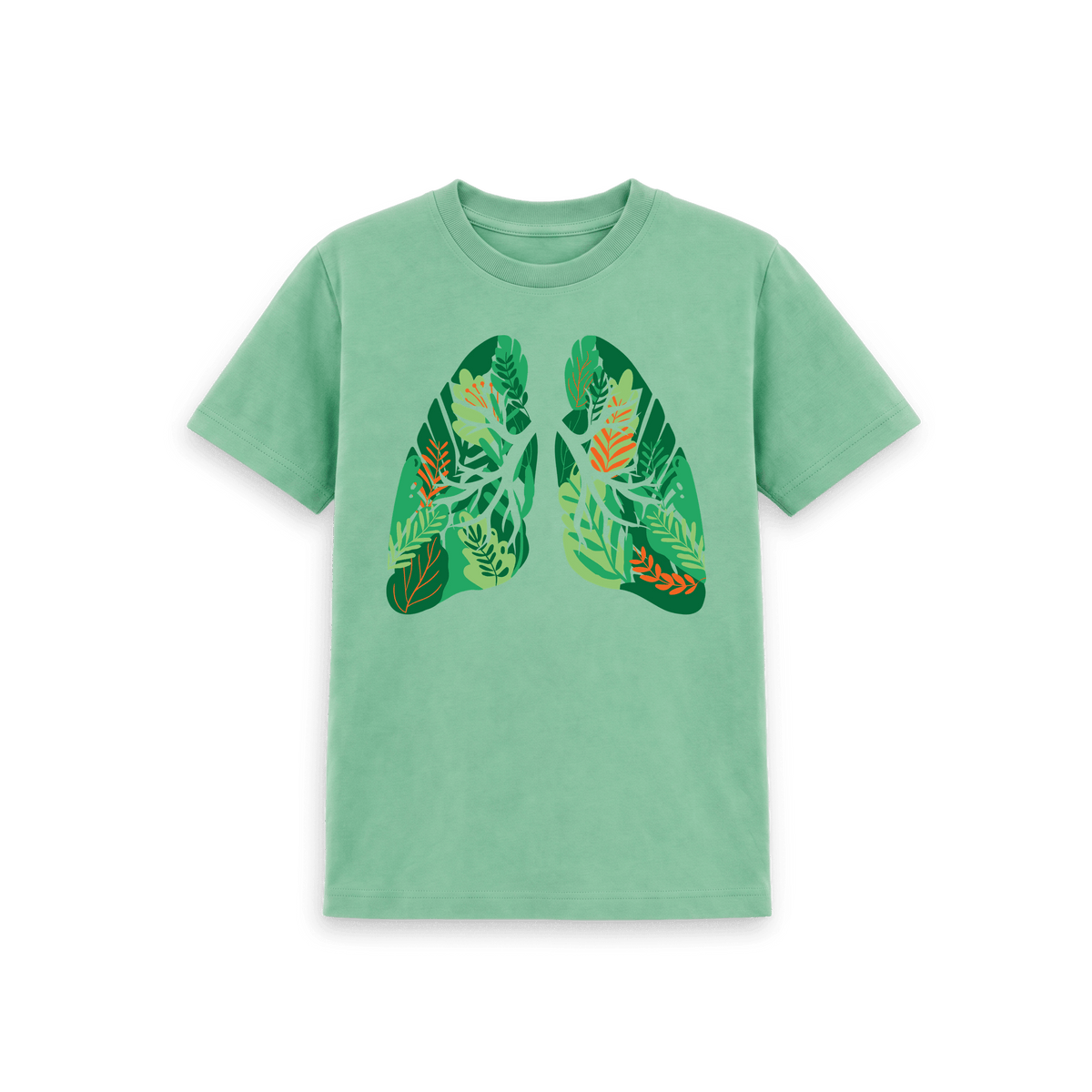 Peppermint Printed Kids T-Shirt Front