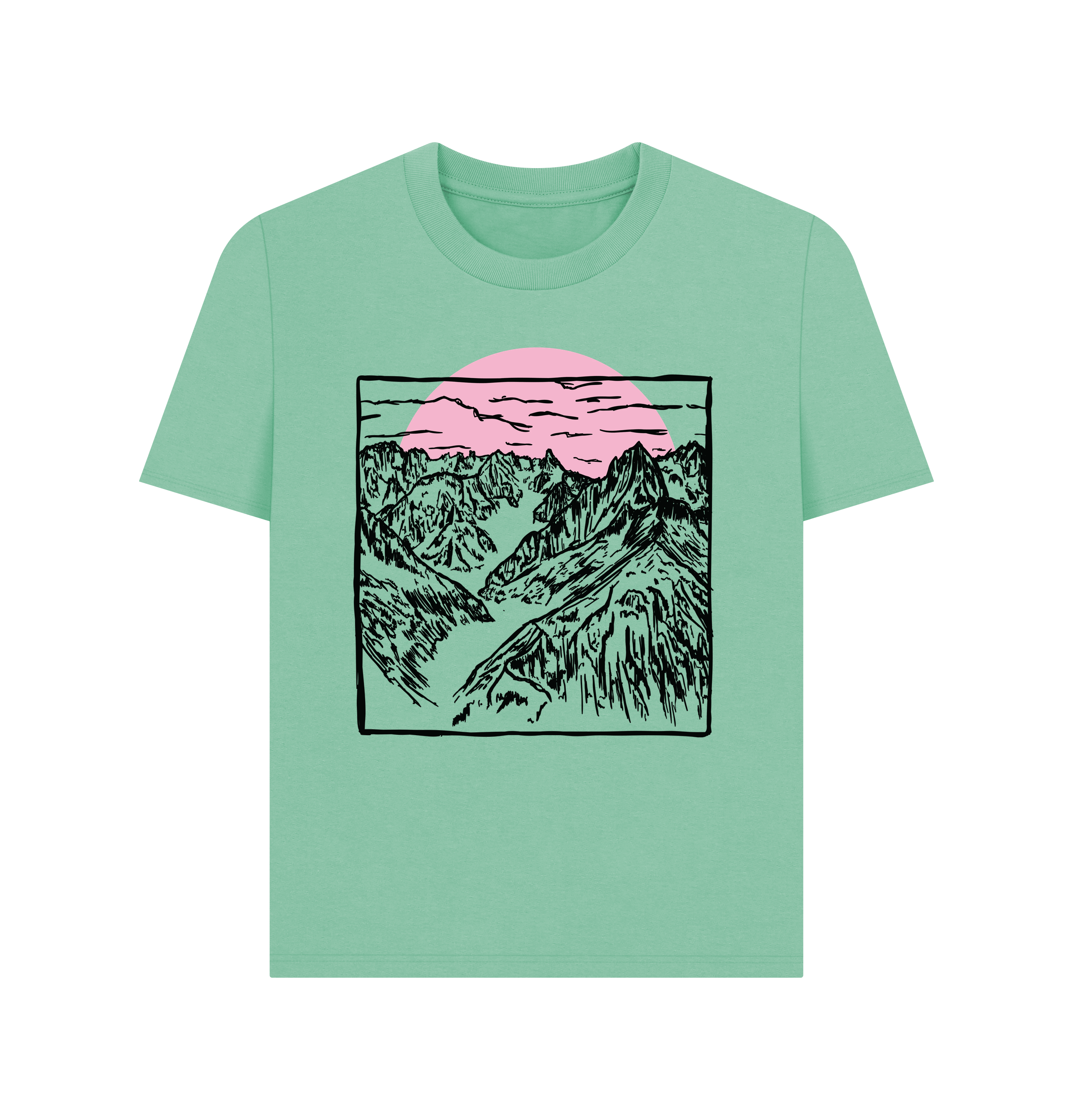 Peppermint Printed T-shirt Front