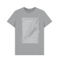 Athletic Grey Printed T-shirt Front