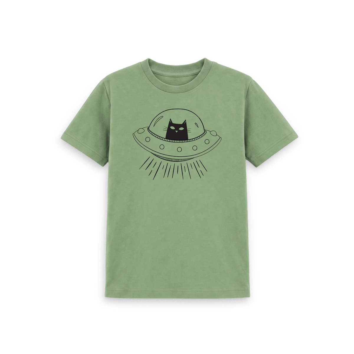 Sage Printed Kids T-Shirt Front