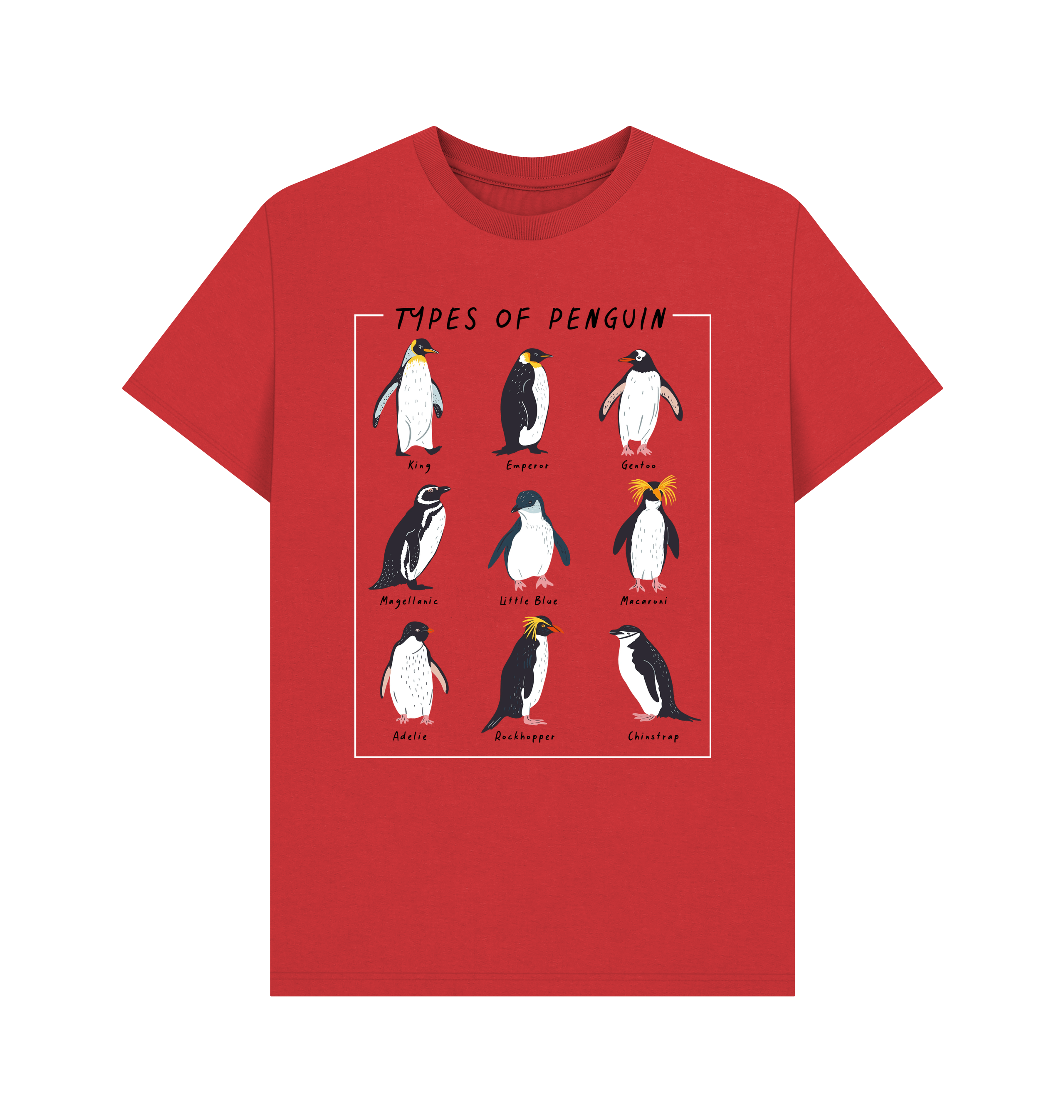 Red Printed T-shirt Front