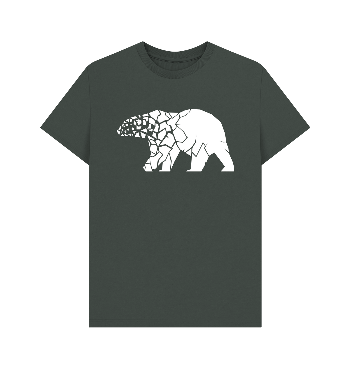 Dark Grey Printed T-shirt Front
