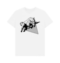 White Printed T-shirt Front