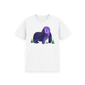 White Printed Kids T-Shirt Front