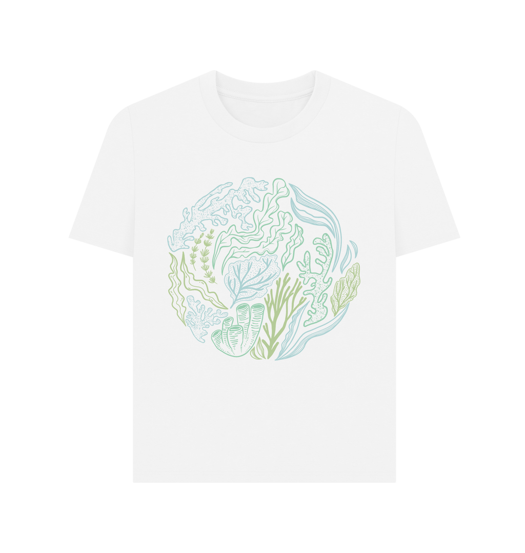 White Printed T-shirt Front