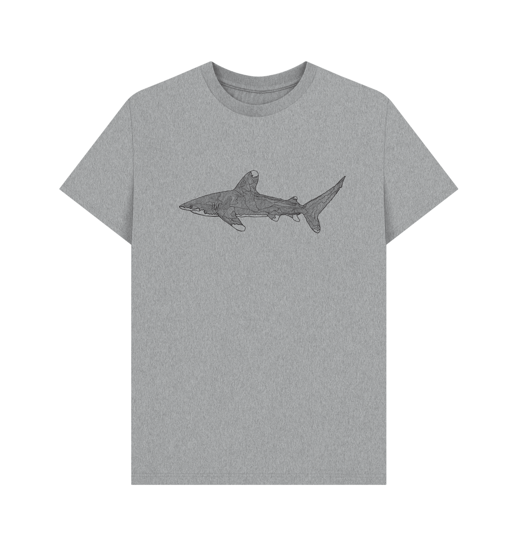 Athletic Grey Printed T-shirt Front
