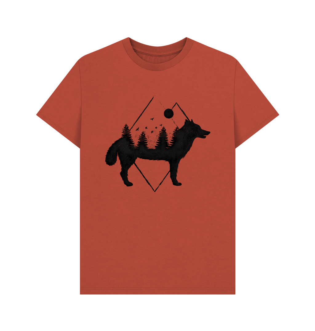 Rust Printed T-shirt Front