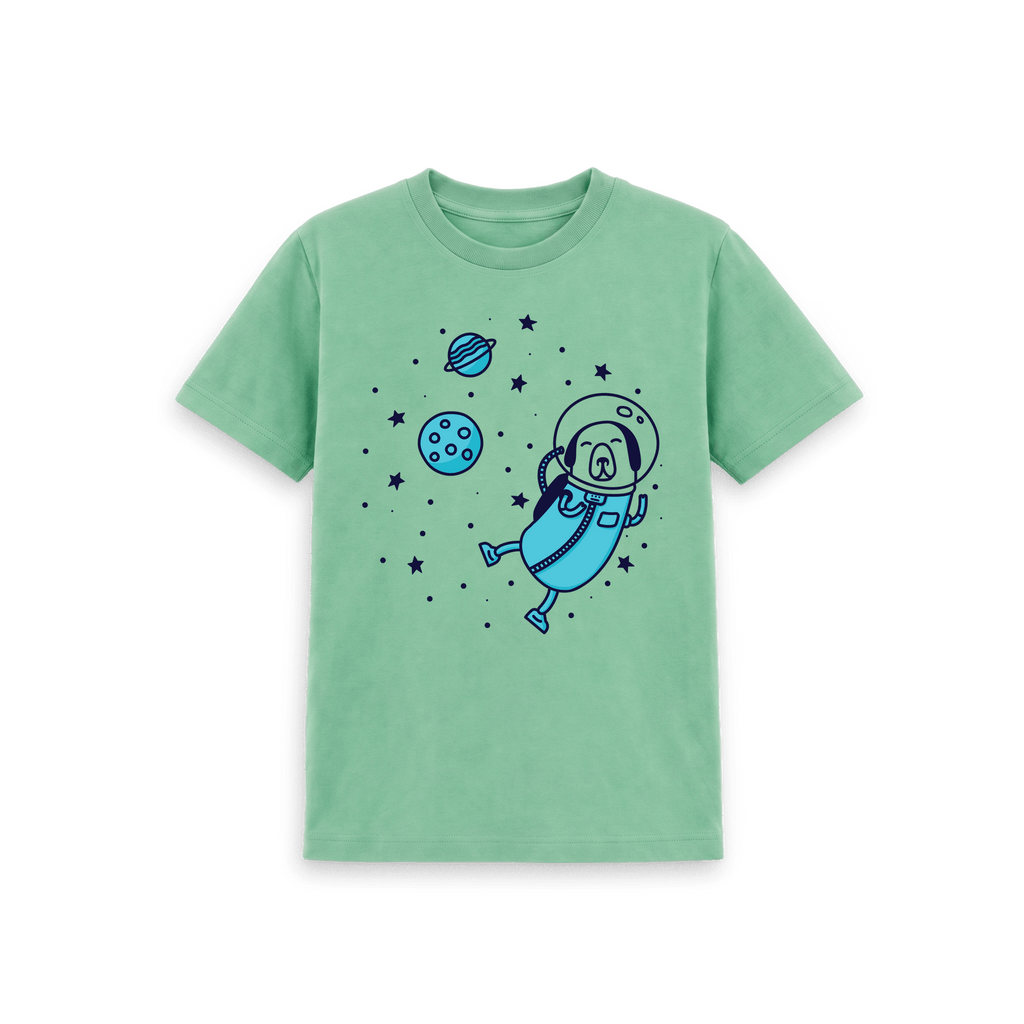 Peppermint Printed Kids T-Shirt Front