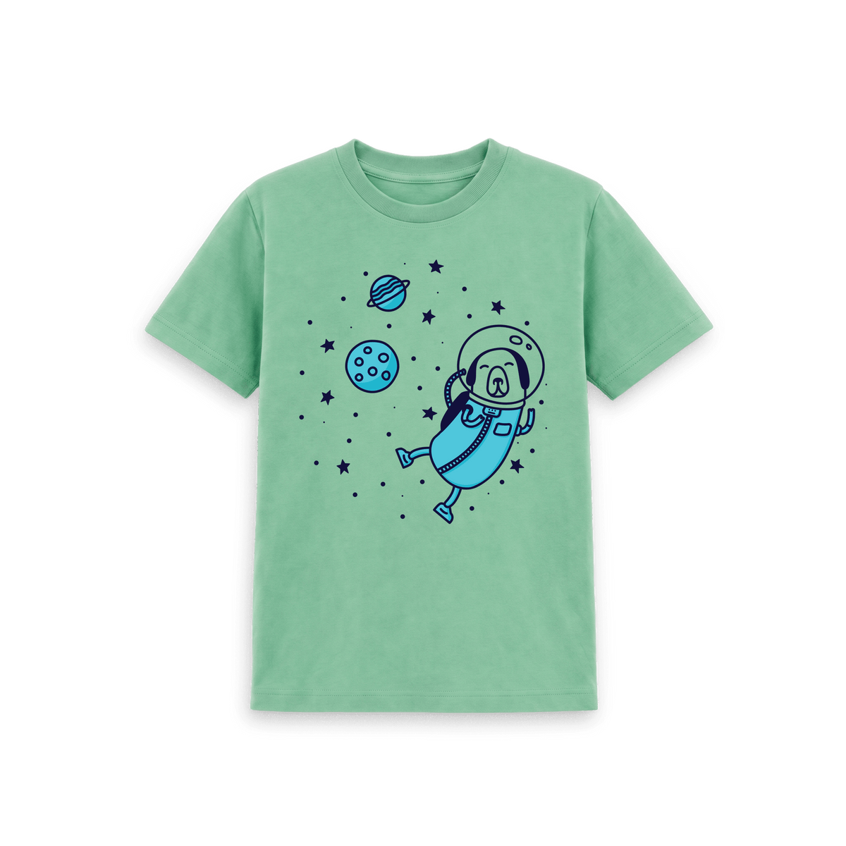 Peppermint Printed Kids T-Shirt Front