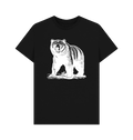Black Printed T-shirt Front