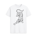 White Printed T-shirt Front