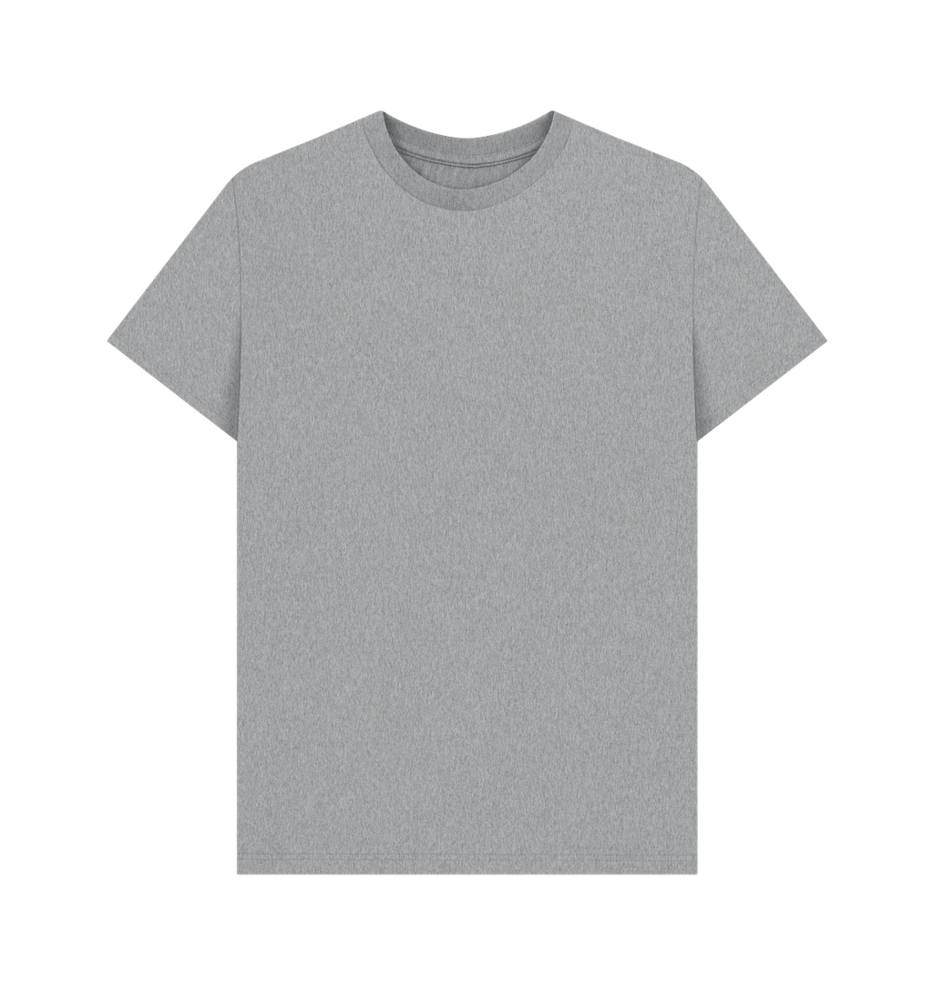 Athletic Grey Printed T-shirt Front
