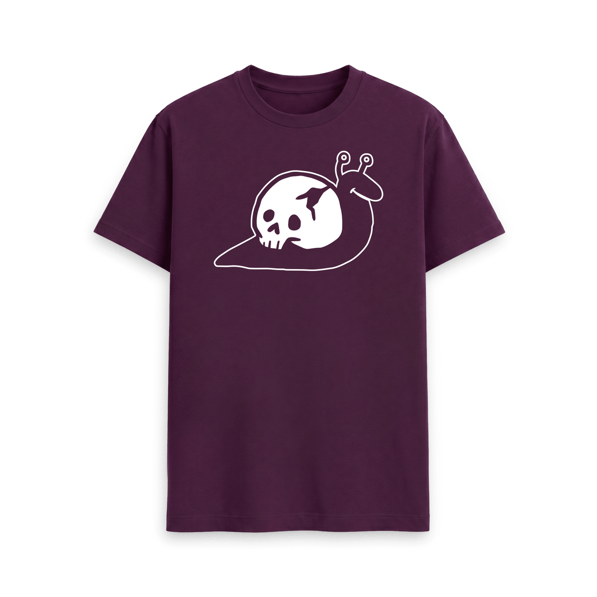 Purple Printed T-shirt Front