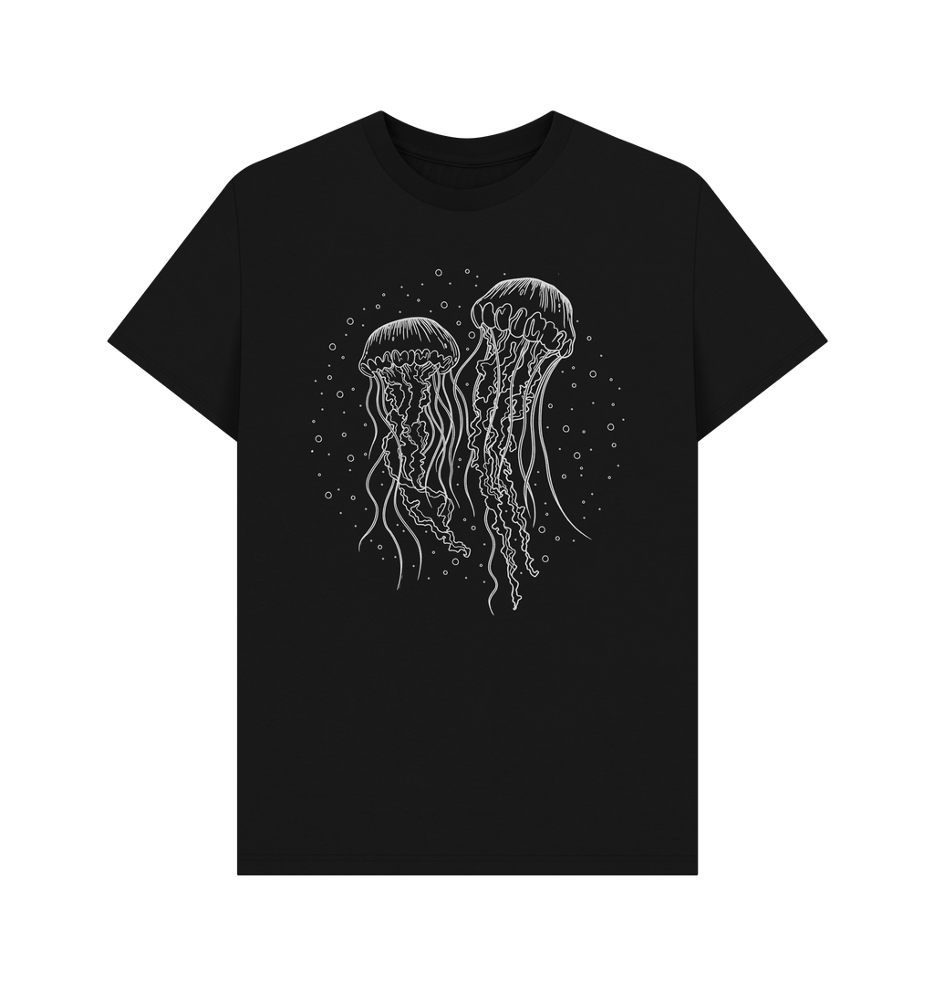 Black Printed T-shirt Front