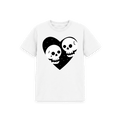 White Printed Kids T-Shirt Front