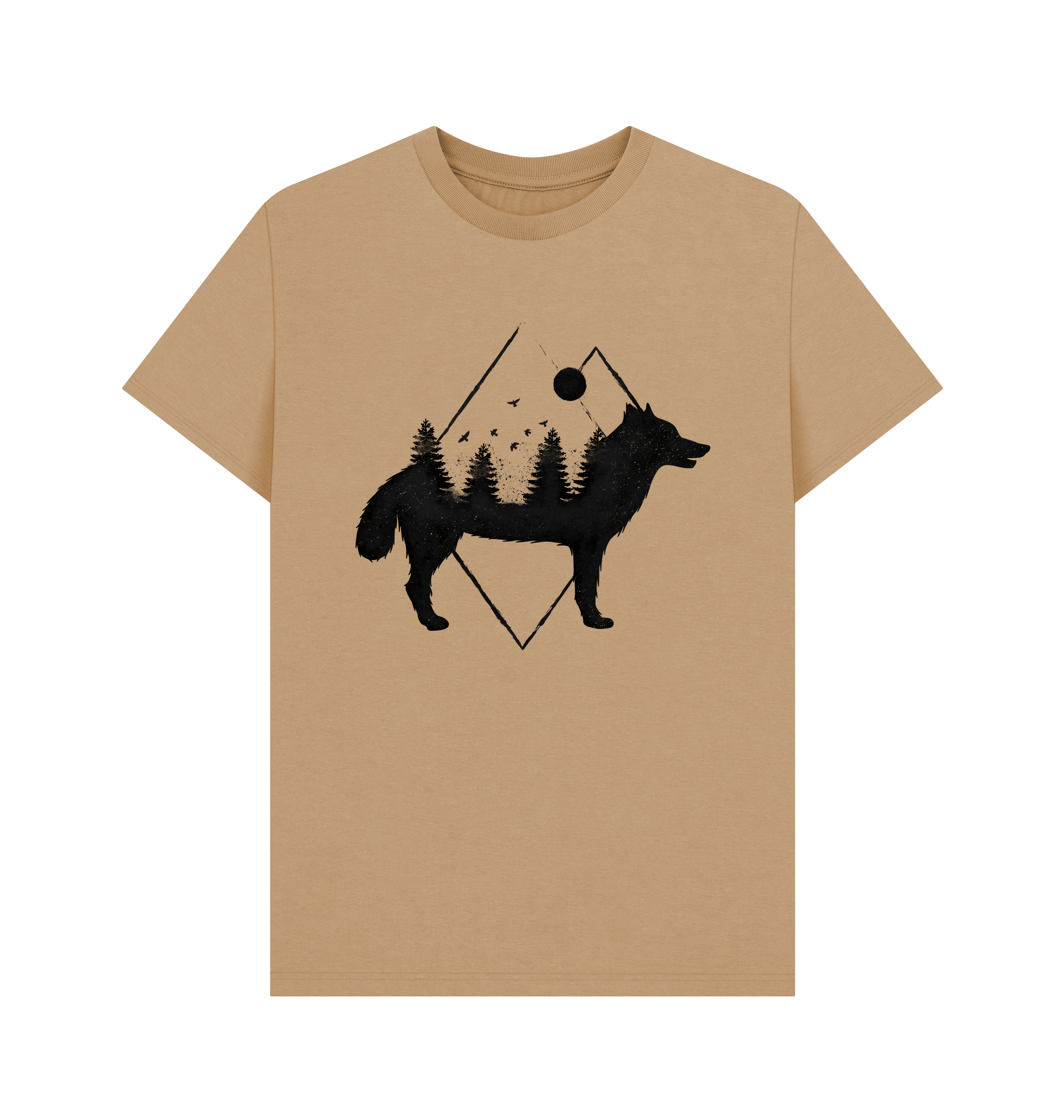 Sand Printed T-shirt Front