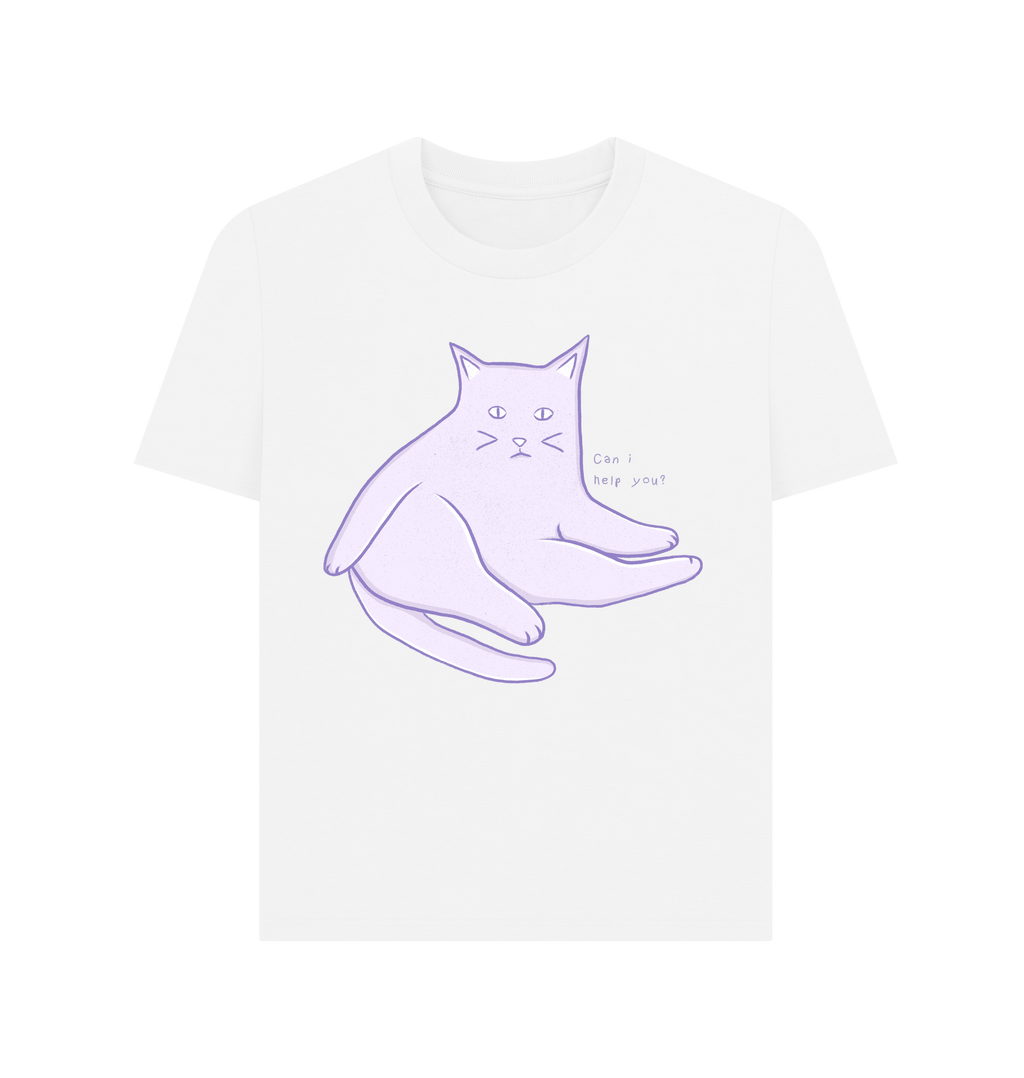 White Printed T-shirt Front