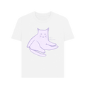 White Printed T-shirt Front