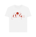 White Printed T-shirt Front