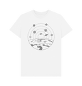 White Printed T-shirt Front