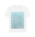 White Printed T-shirt Front
