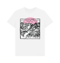 White Printed T-shirt Front