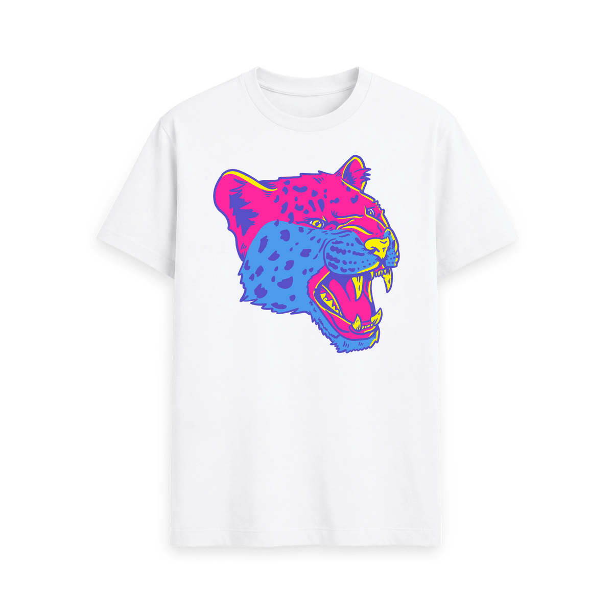 White Printed T-shirt Front