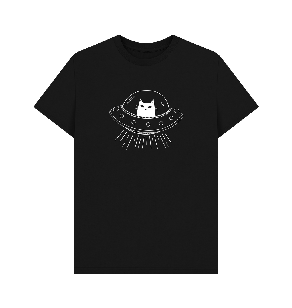 Black Printed T-shirt Front