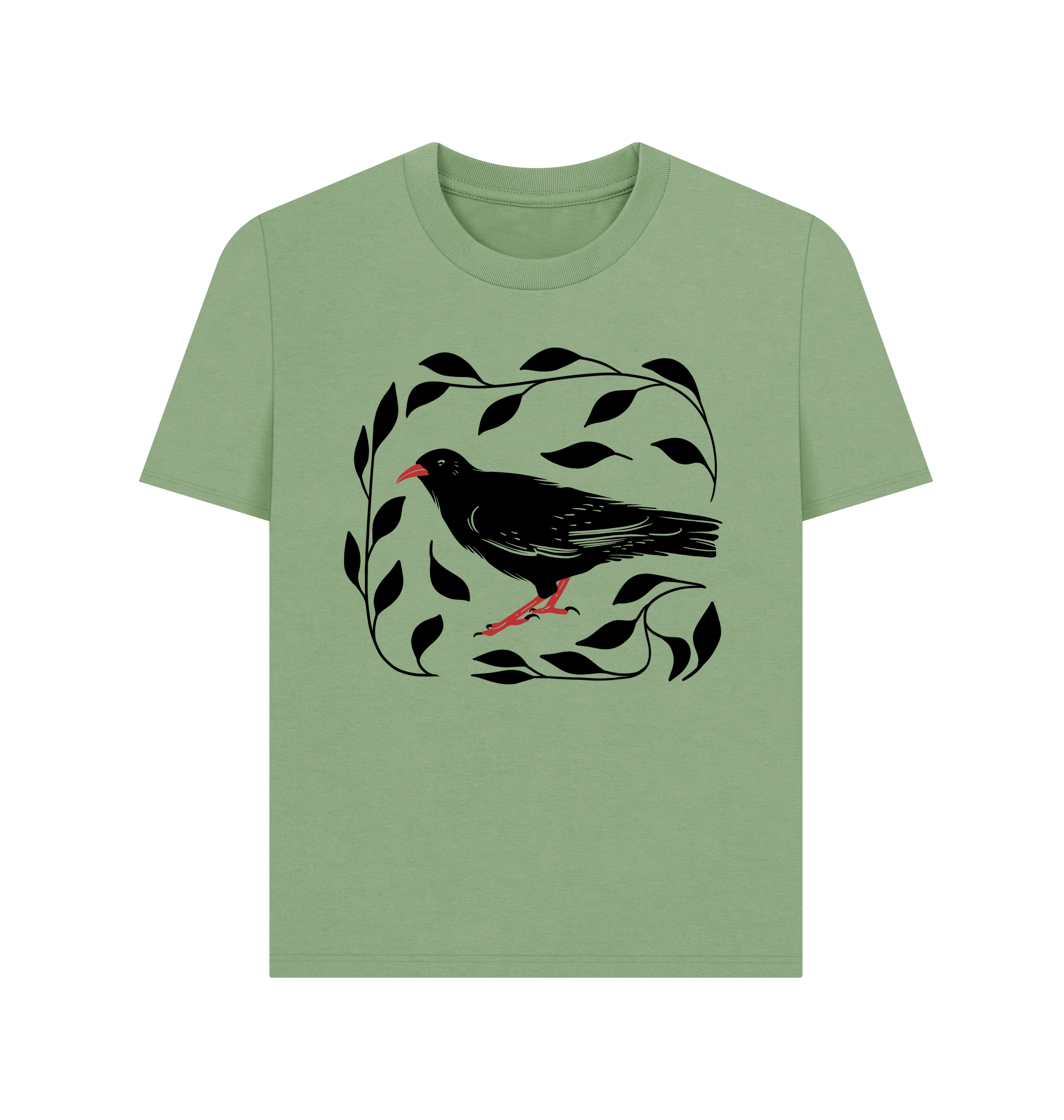 Sage Printed T-shirt Front