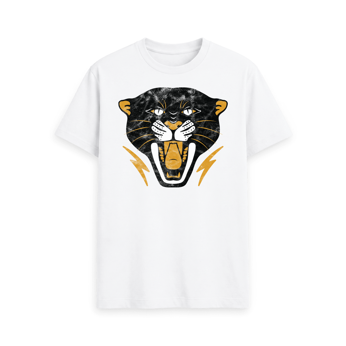 White Printed T-shirt Front