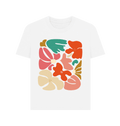 White Printed T-shirt Front