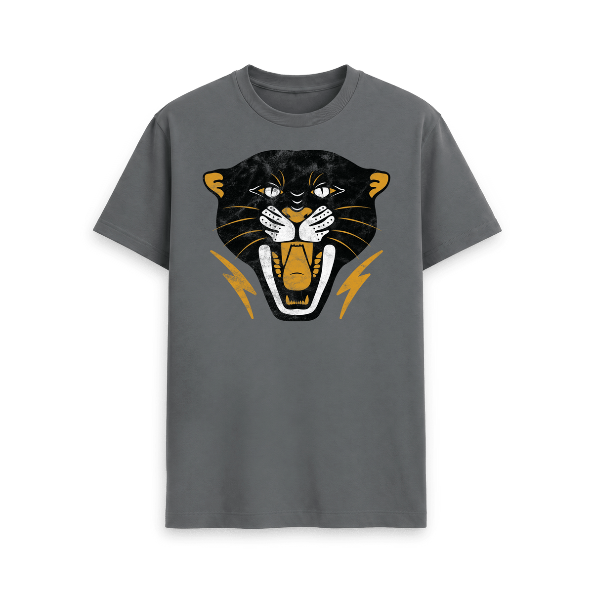 Slate Grey Printed T-shirt Front