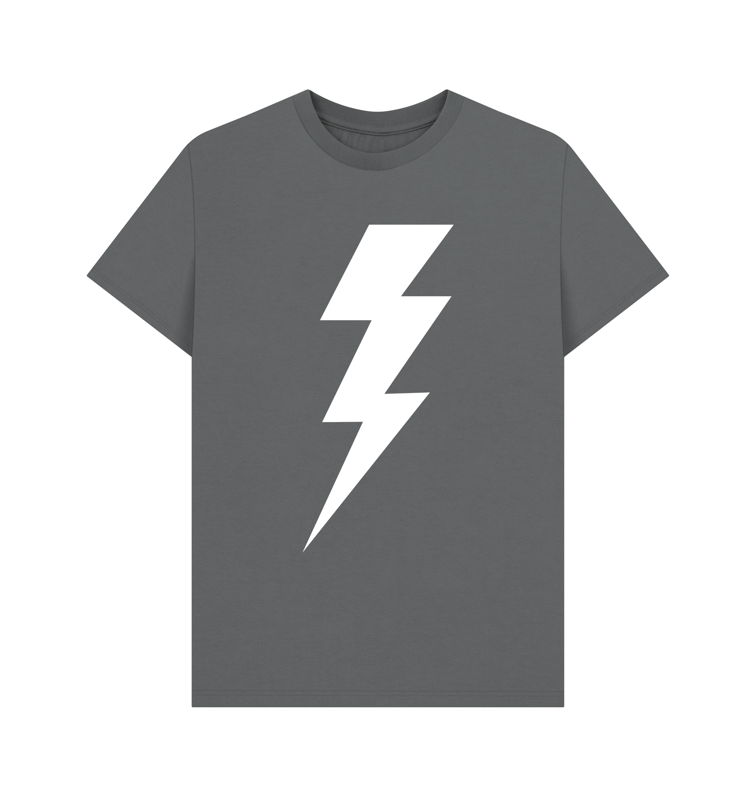 Slate Grey Printed T-shirt Front