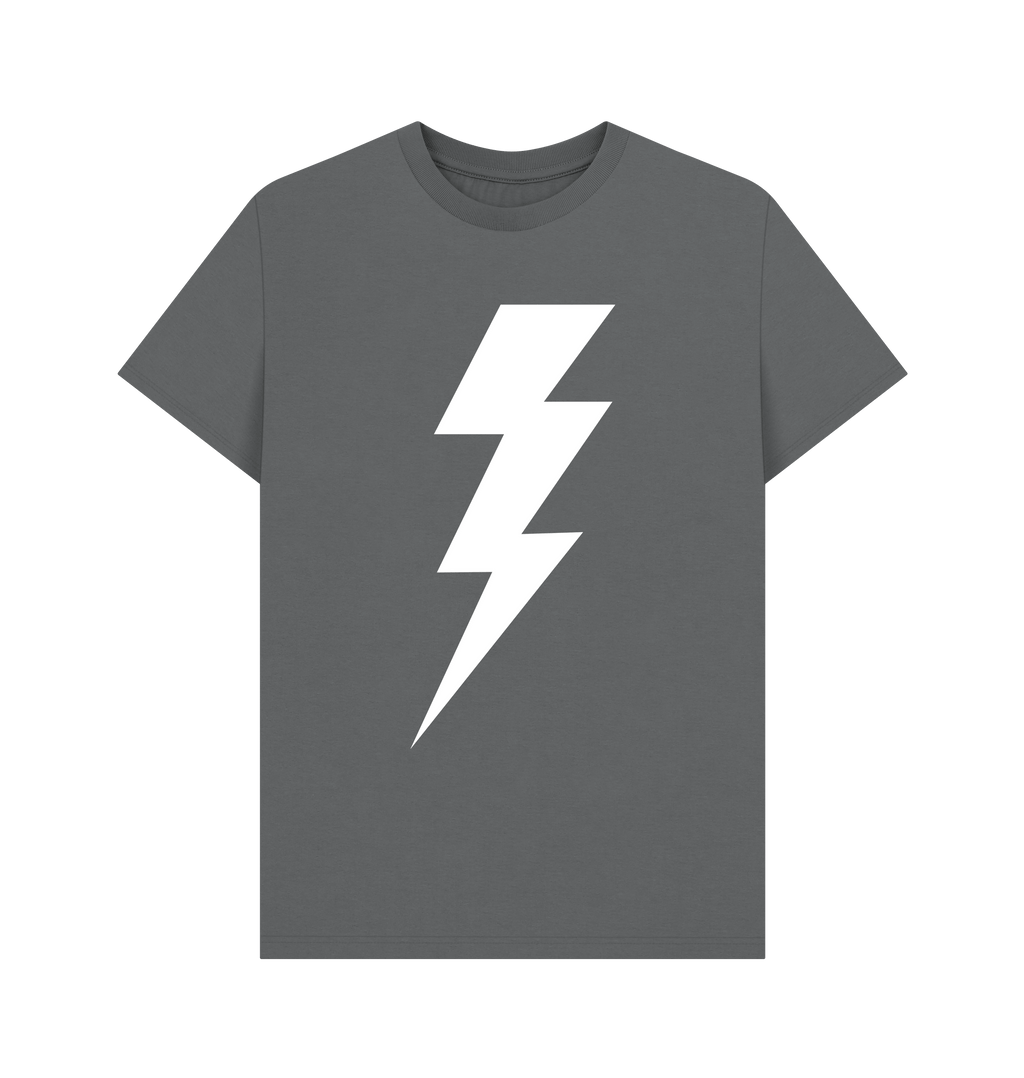 Slate Grey Printed T-shirt Front