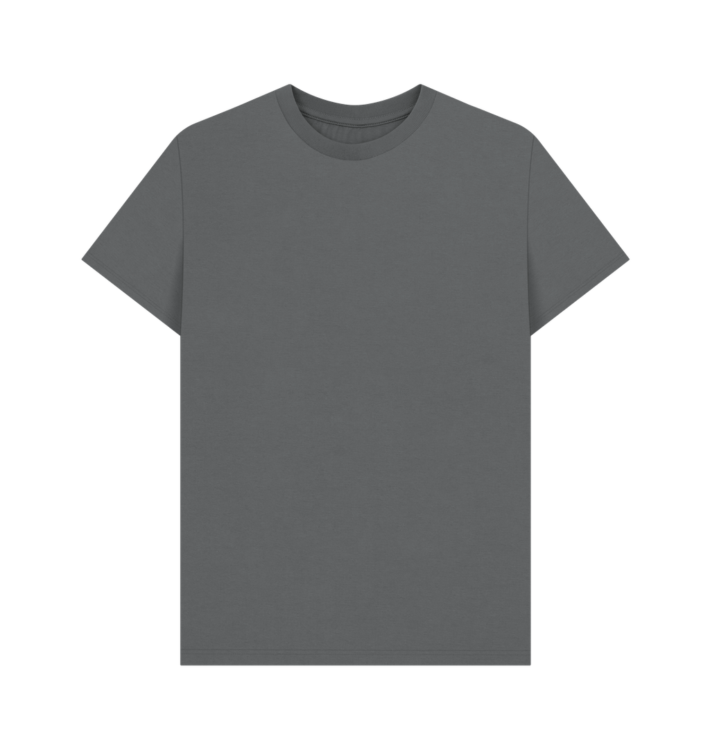 Slate Grey Printed T-shirt Front