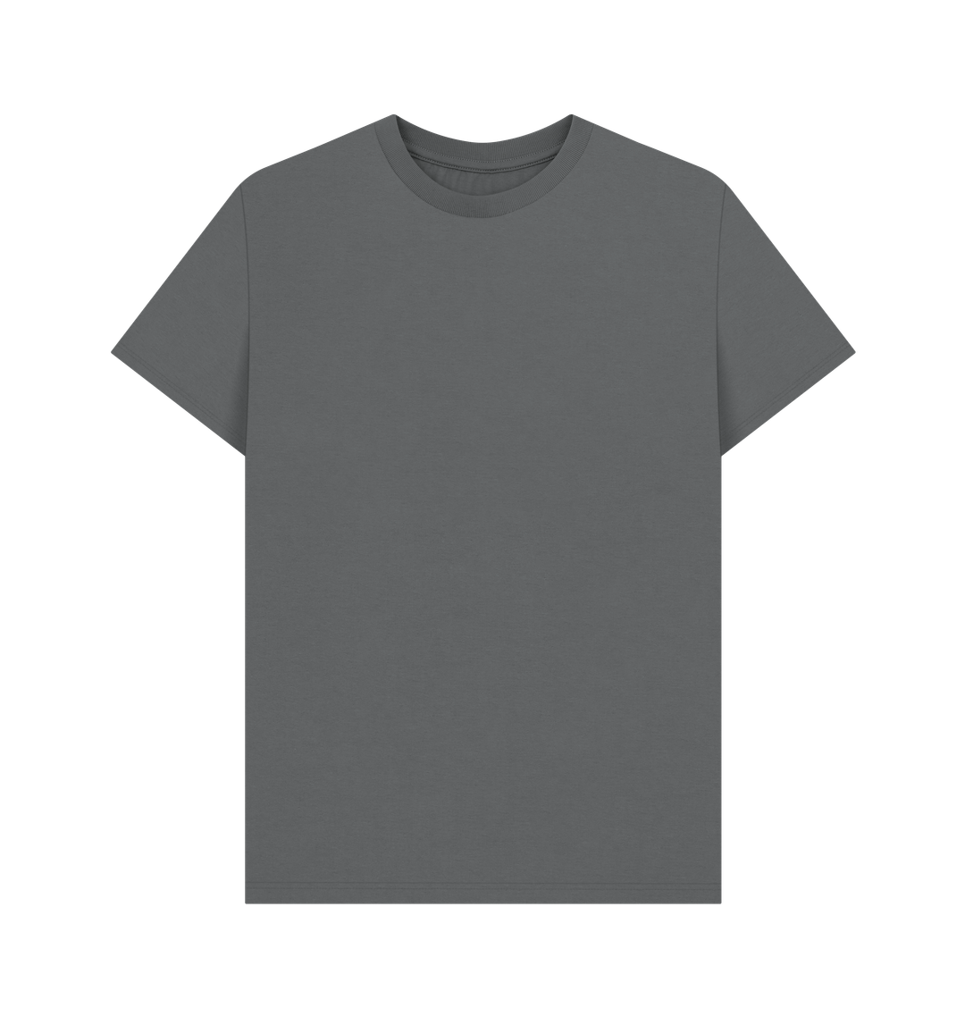 Slate Grey Printed T-shirt Front