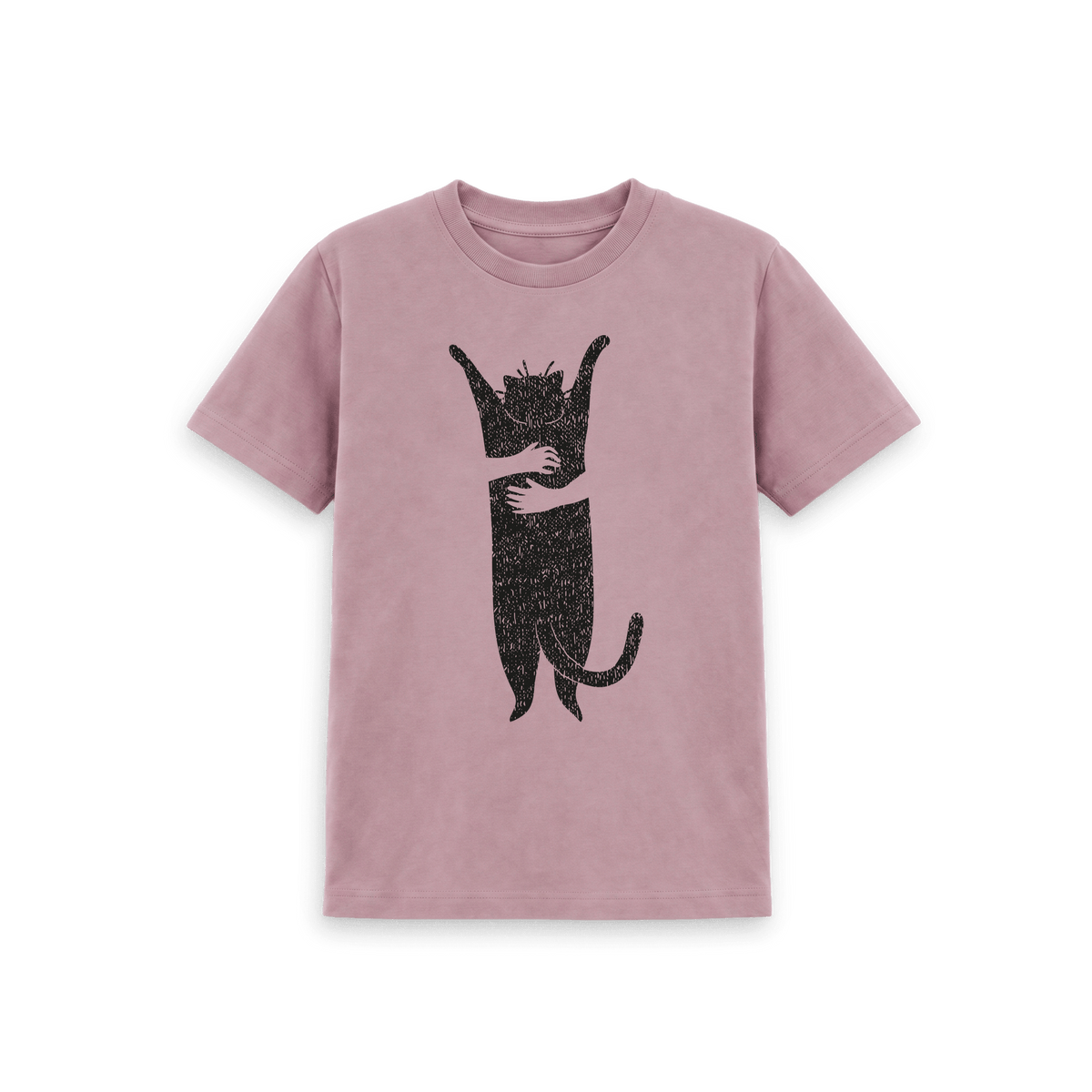 Hugging Cat Kids' T-Shirt | Cat Lover Design