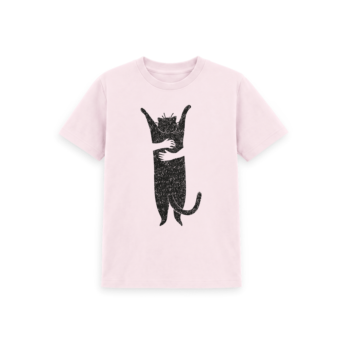 Hugging Cat Kids' T-Shirt | Cat Lover Design