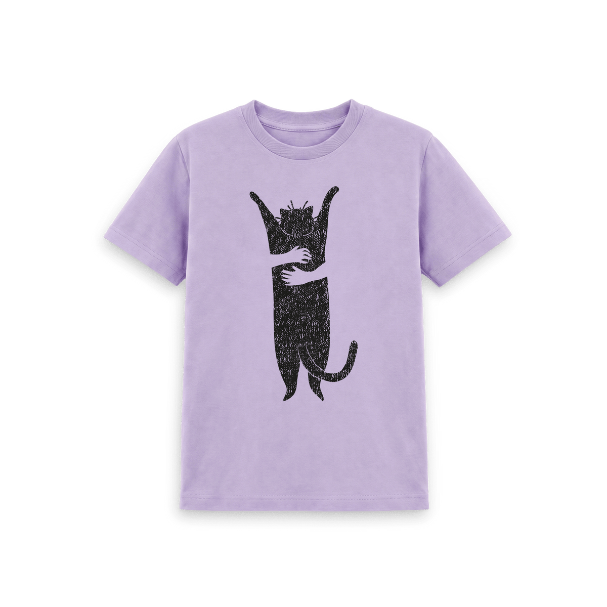 Hugging Cat Kids' T-Shirt | Cat Lover Design