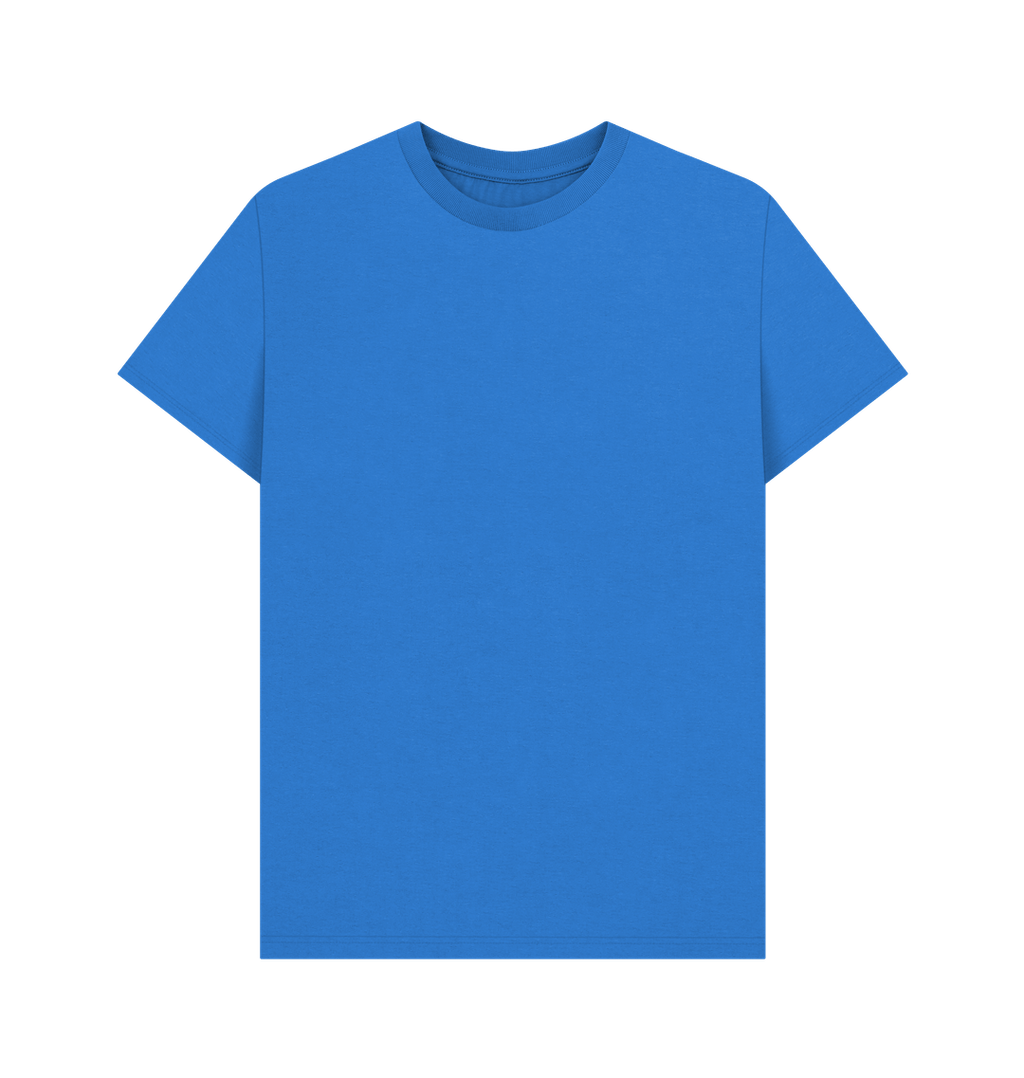 Bright Blue Printed T-shirt Front